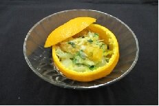 近大みかんと冬野菜の和え物