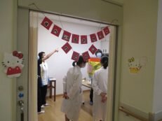小児病棟でわたがし