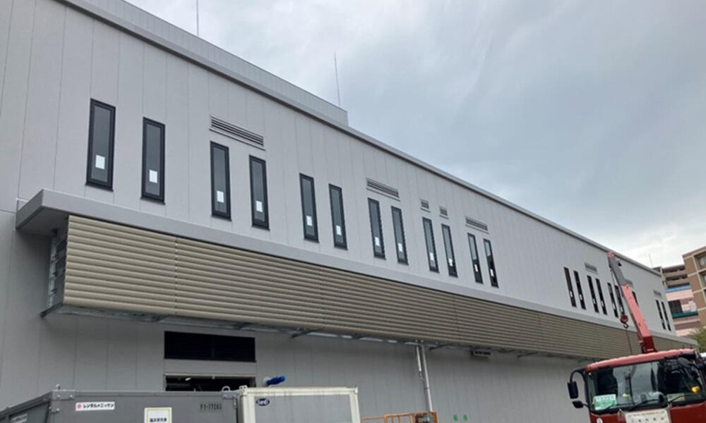 2024年9月病院（臨床研究棟 北面）