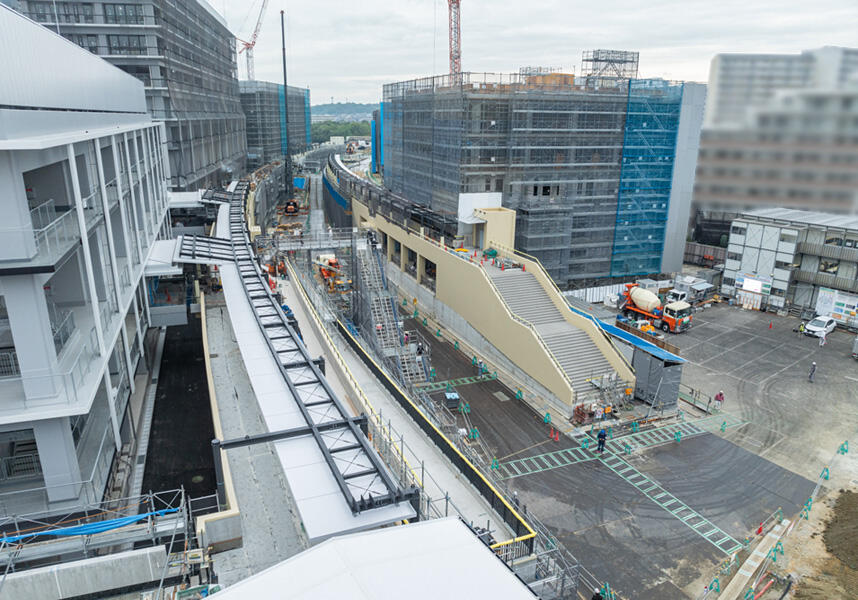 2024年11月ペデストリアンデッキ