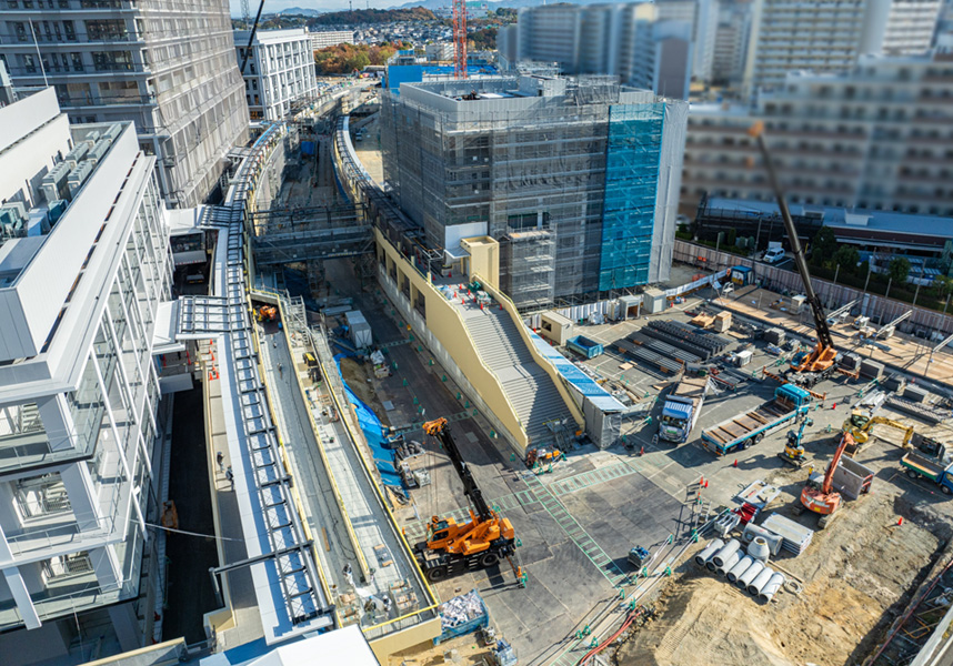 2024年12月ペデストリアンデッキ