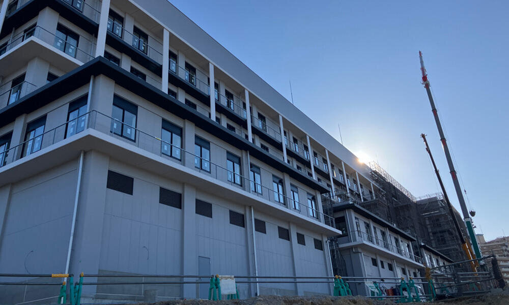 2025年1月5号館（研究棟 外部北面）