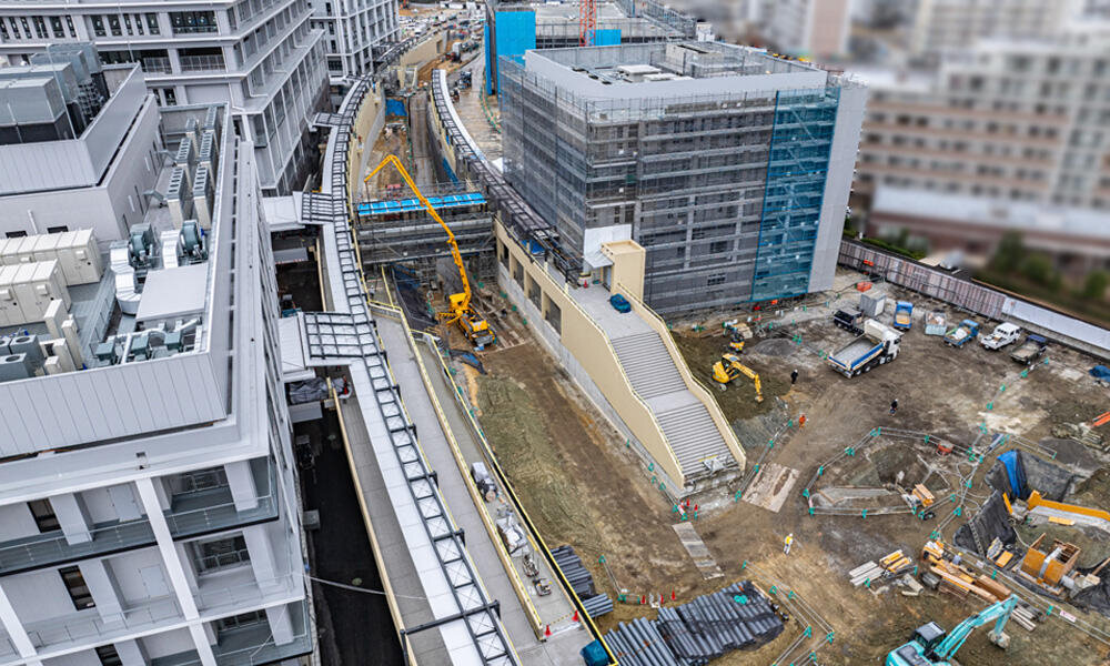 2025年1月ペデストリアンデッキ