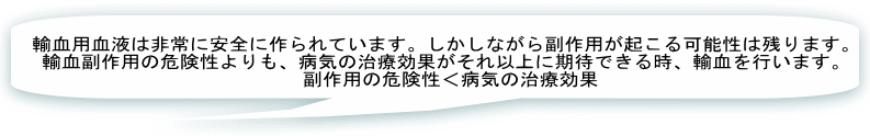 輸血を受ける際には輸血同意書を患者様と主治医で作成します。 輸血を受けるにあたっての様々な説明が行われます。 これらの内容を納得して頂いた上で輸血を受けて頂きます。 これから実際の輸血同意書を解説していきます。